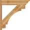 Ekena Millwork Merced Rough Sawn Traditional Outlooker, Western Red Cedar, 8"W x 38"D x 38"H OUT08X38X38MRC01RWR - alternate 3